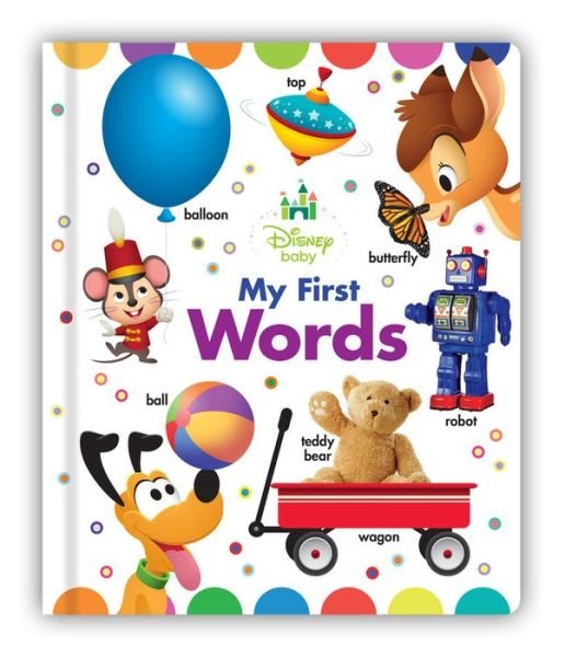 Cover for Disney Books · Disney Baby: My First Words (Tavlebog) (2016)