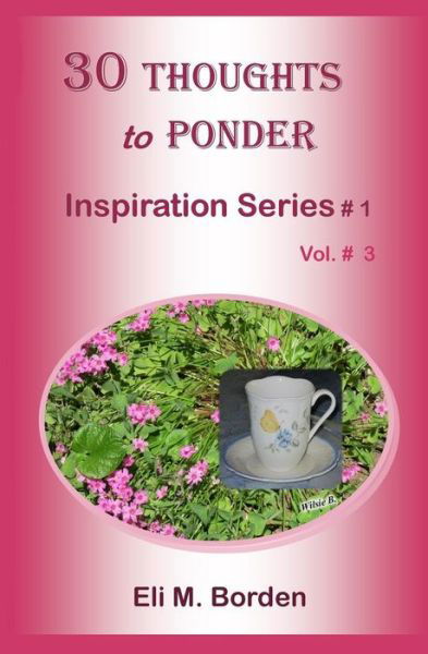 Cover for Eli M Borden Phd · 30 Thoughts to Ponder: Inspiration Series # 1.3 (Paperback Book) (2014)