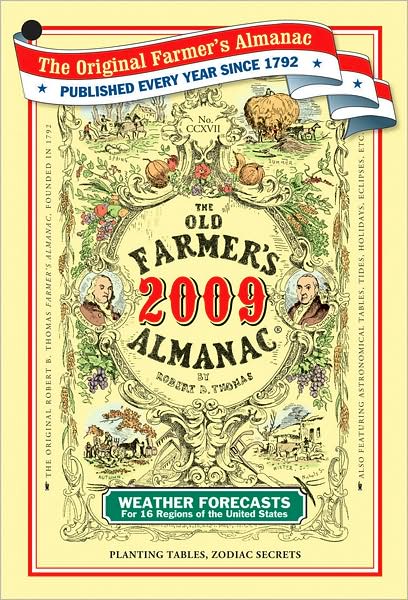 Cover for Old Farmer's Almanac · The Old Farmer's Almanac 2009 (Hardcover Book) [217 Anv edition] (2008)