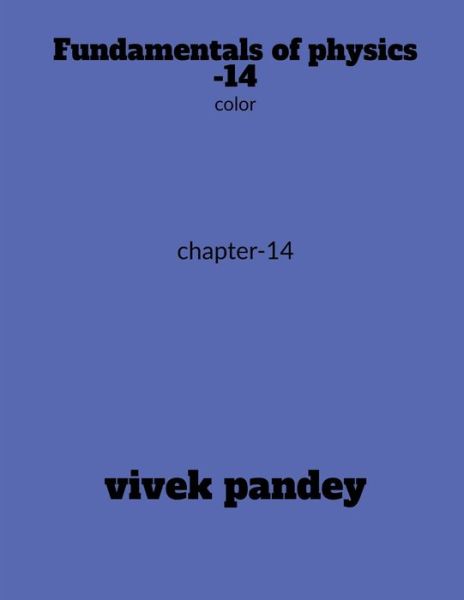 Cover for Vivek Pandey · Fundamentals of Physics -14 Color (Book) (2020)