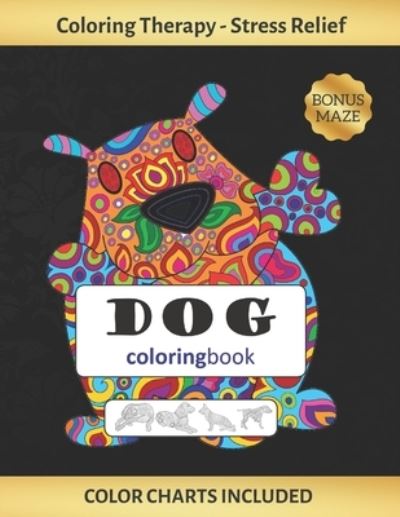 Cover for Inspired Colors · Dog Coloring Book (Paperback Book) (2019)