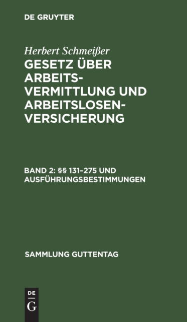 Cover for Herbert Schmeier · 131-275 und Ausfhrungsbestimmungen (N/A) (1932)