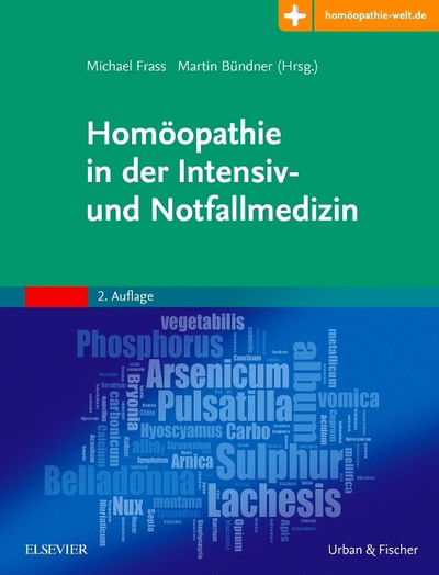 Cover for Frass, Michael; Büdner, Martin (hg) · Homöopathie in der Intensiv- und Notfal (Book)