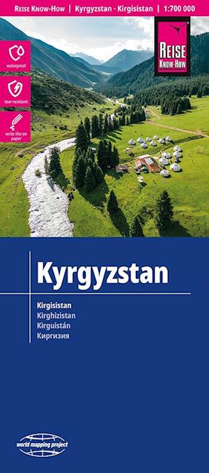 Cover for Reise Know-How · World Mapping Project: Kirgisistan - Kyrgyzstan (Hardcover Book) (2024)