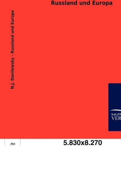 Cover for N J Danilewsky · Russland und Europa (Pocketbok) [German edition] (2012)