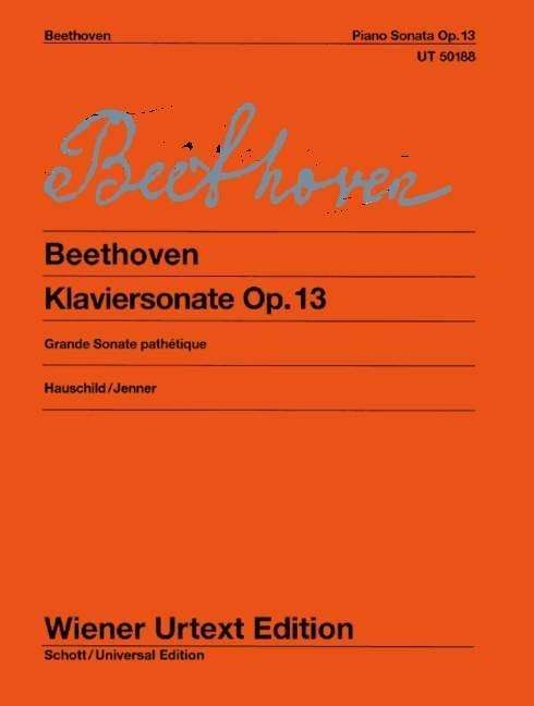 Cover for Ludwig Va Beethoven · Sonate c-Moll.UT50188 (Bok) (2002)