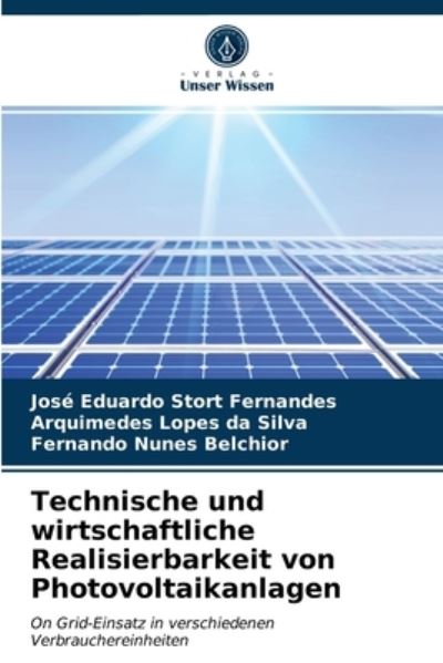 Cover for Jose Eduardo Stort Fernandes · Technische und wirtschaftliche Realisierbarkeit von Photovoltaikanlagen (Paperback Book) (2021)