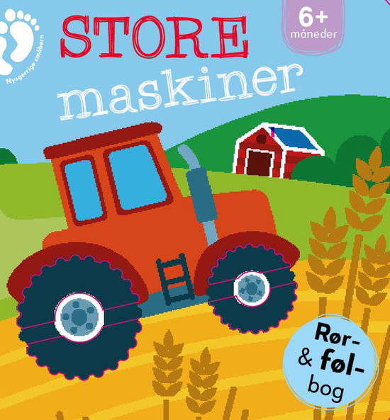 Globe · Curious Baby: Rør og føl - Store maskiner (Cardboard Book) [1.º edición] (2024)