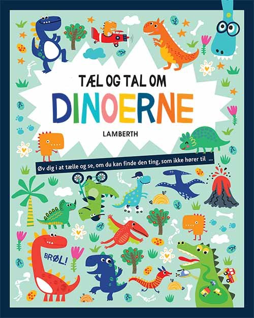 Cover for Lena Lamberth · Tæl og tal: Tæl og tal om - Dinoerne (Innbunden bok) [1. utgave] (2020)
