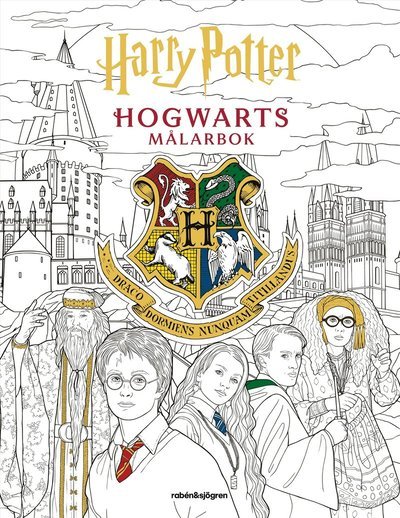 Harry Potter Hogwarts målarbok - J.K. Rowling - Bøker - Rabén & Sjögren - 9789129743616 - 9. juni 2023