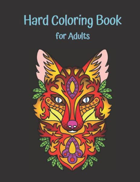 Cover for Keelan Thome · Hard Coloring Book for Adults (Taschenbuch) (2020)