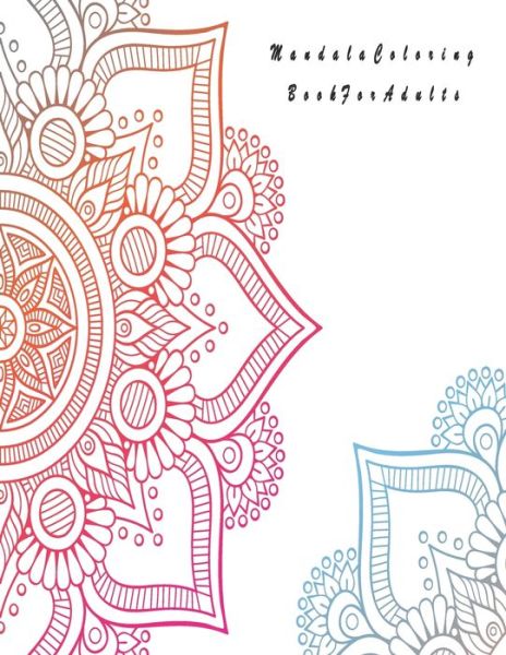 Cover for Mandala Coloring Book · Mandala Coloring Book For Adults (Taschenbuch) (2020)