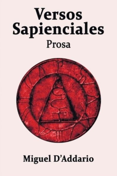 Cover for Miguel D'Addario · Versos Sapienciales: Prosa (Paperback Book) (2021)