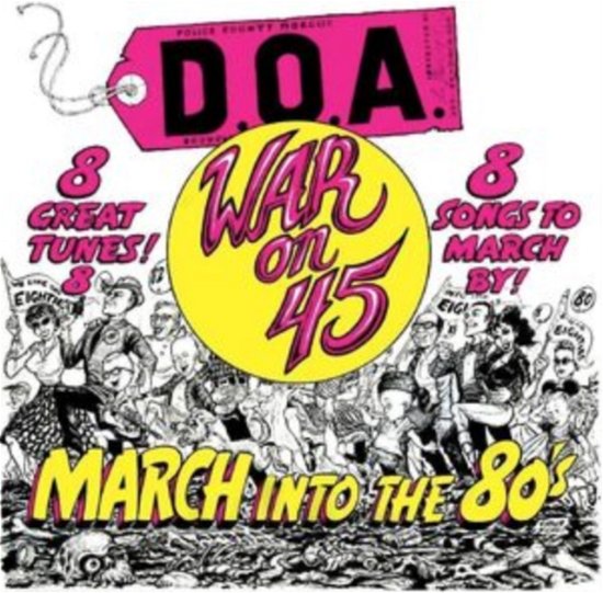 Cover for D.o.a. · War On 45 (40th Anniversary Edition) (LP) (2023)