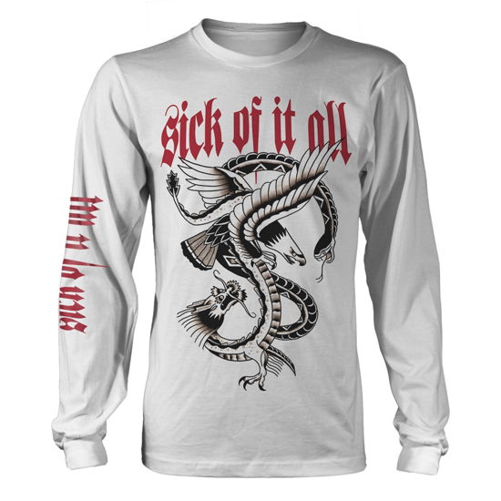 Cover for Sick of It All · Eagle (Pullover / Bluse) [size L] [White edition] (2018)