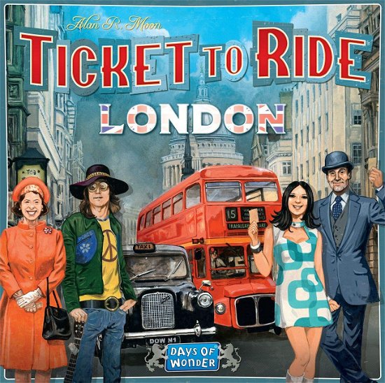 Ticket to Ride: London (DOW720561) - Asmodee - Merchandise - Days Of Wonder - 0824968205617 - 