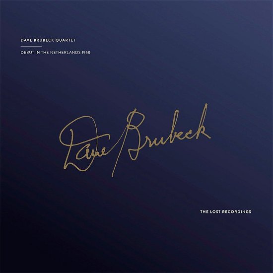 Cover for Dave Brubeck Quartet · Debut in the Netherlands, 1958 (VINYL)