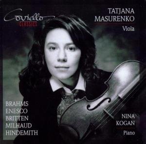 Cover for Brahms / Masurenko / Kogan · Portrait-works for Viola &amp; Piano or Viola Solo (CD) (2011)