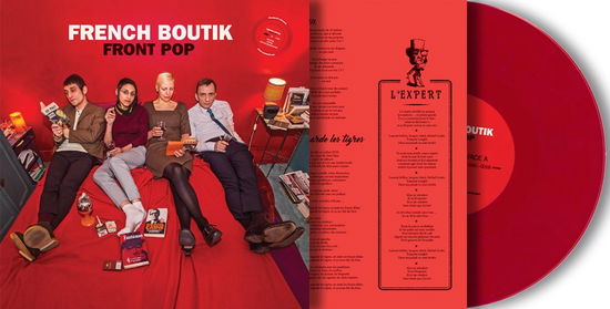 Cover for French Boutik · Front Pop (Red Vinyl) (LP) (2017)