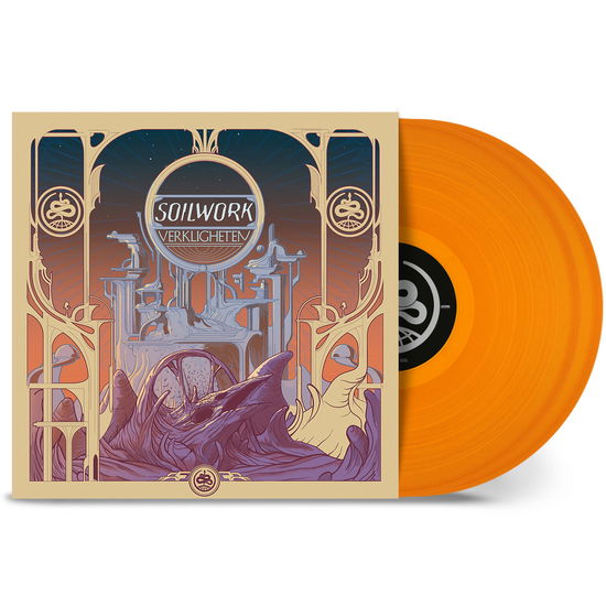 Cover for Soilwork · Verkligheten (2023 reprint) (LP) [Orange Vinyl edition] (2024)