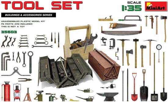 Tool Set 1:35 - MiniArt - Gadżety - Miniarts - 4820183312617 - 