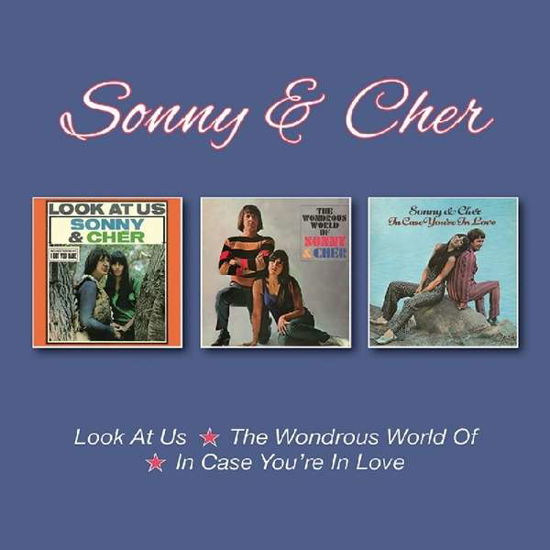 Sonny & Cher · Look At Us / The Wondrous World Of / In Case Youre In Love (+ Bonus Tracks) (CD) [Bonus Tracks edition] (2018)