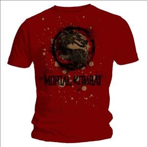 Cover for Officially Licensed · Mortal Kombat - Eroded Logo - T-Shirt (TØJ) [size L]