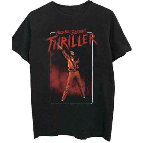 Michael Jackson Unisex T-Shirt: Thriller White Red Suit - Michael Jackson - Produtos -  - 5056170657617 - 