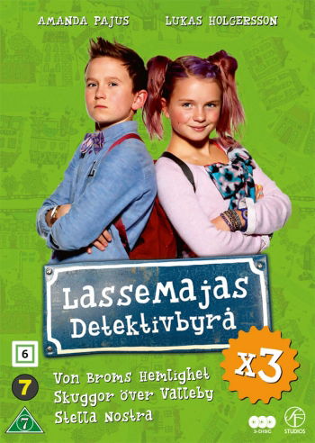 Cover for LasseMajas Detektivbyrå · Von Broms Hemlighet / Skuggor Över Valleby / Stetta Nostra (DVD) (2016)