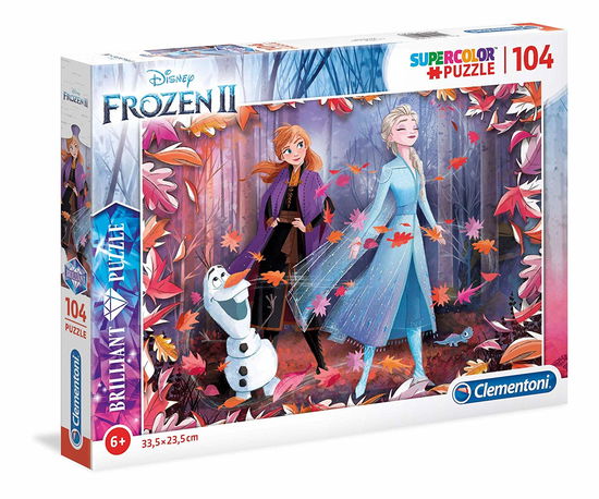 Puslespil Frozen 2, 104 brikker - Clementoni - Bordspel - Clementoni - 8005125201617 - 30 oktober 2023