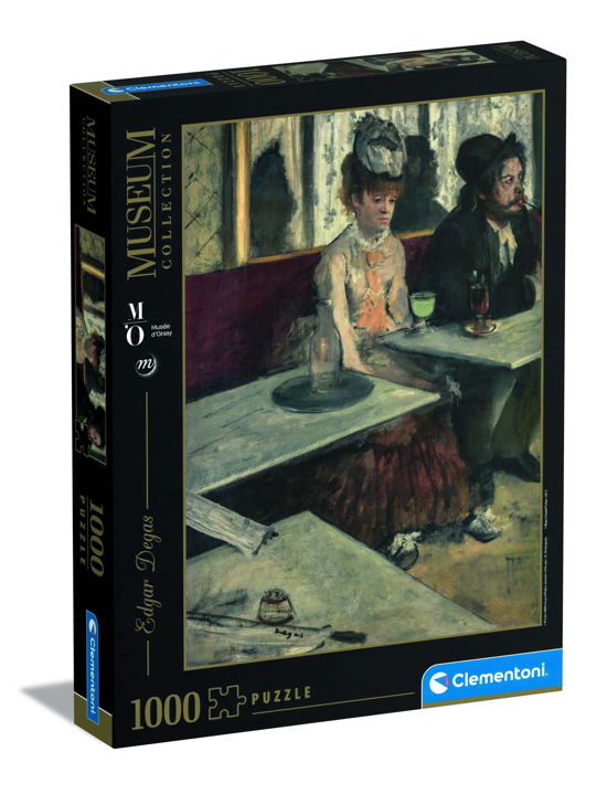 Puslespil Museum Orsay Degas "Dans un café" 2023, 1000 brikker - Museum Collection - Gra planszowa - Clementoni - 8005125397617 - 3 sierpnia 2023