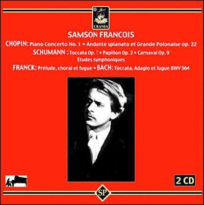 Cover for Chopin / Bach / Franck / Schumann / Francois · Piano Cto 1 (CD) (2010)