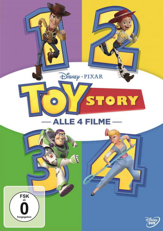 Cover for Toy Story 1-4 (DVD) (2019)