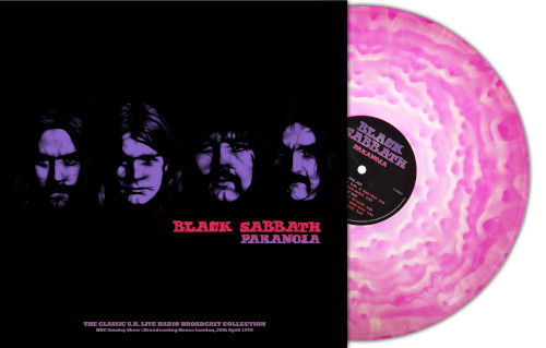 Cover for Black Sabbath · Paranoia - BBC Sunday Show. London 1970 (Magenta Cloudy Vinyl) (LP) (2024)