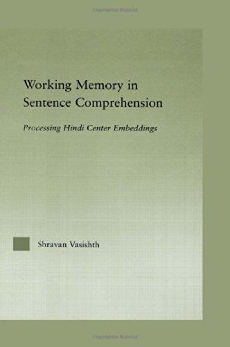 Cover for Shravan Vasishth · Working Memory in Sentence Comprehension: Processing Hindi Center Embeddings (Hardcover bog) (2003)