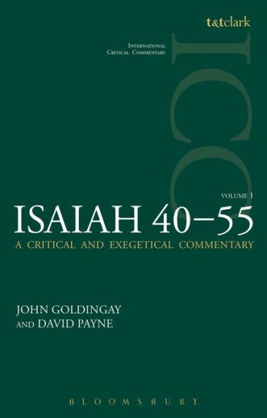 Isaiah 40-55: A Critical and Exegetical Commentary - International Critical Commentary - John Goldingay - Livres - Bloomsbury Publishing PLC - 9780567044617 - 1 décembre 2006