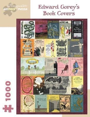 Cover for Edward Gorey Book Covers 1000-Piece Jigsaw Puzzle (MERCH) (2019)