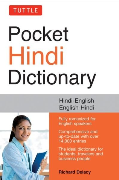 Cover for Richard Delacy · Tuttle Pocket Hindi Dictionary: Hindi-English English-Hindi (Fully Romanized) (Paperback Book) (2017)