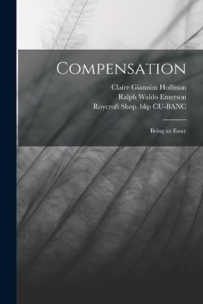 Cover for Ralph Waldo Emerson · Compensation (Book) (2022)