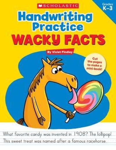 Cover for Violet Findley · Handwriting Practice Wacky Facts (Paperback Book) (2016)