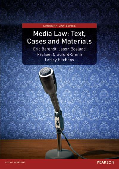 Cover for Eric Barendt · Media Law: Text, Cases and Materials - Longman Law Series (Paperback Book) (2013)