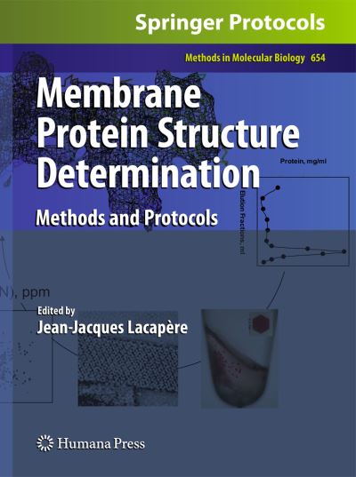 Cover for Jean-jacques Lacapere · Membrane Protein Structure Determination: Methods and Protocols - Methods in Molecular Biology (Hardcover Book) (2010)