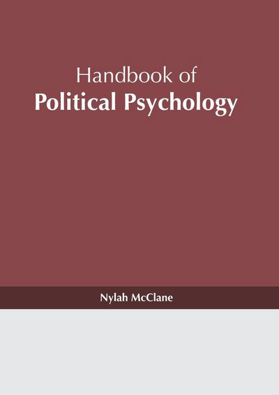 Cover for Handbook of Political Psychology (Hardcover Book) (2019)