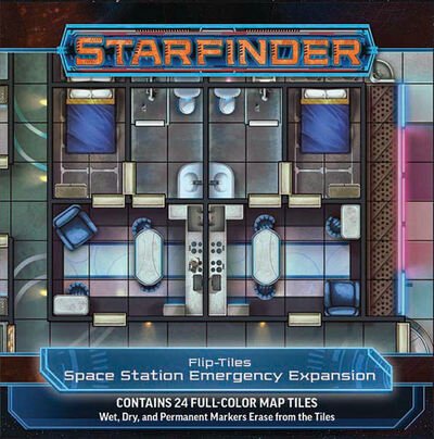Cover for Jason Engle · Starfinder Flip-Tiles: Space Station Emergency Expansion (SPIEL) (2020)