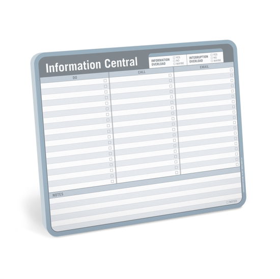 Cover for Knock Knock Information Central Paper Mousepad BlueGray · Knock Knock Information Central Paper Mousepad (Blue / Gray) (Print) (2022)