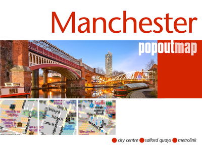 Popout Maps: Manchester - Popout Map - Kirjat - PopOut Maps - 9781910218617 - maanantai 2. heinäkuuta 2018