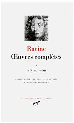 Cover for Jean Racine · Oeuvres completes 1: theatre, poesie (Hardcover Book) [French edition] (1999)