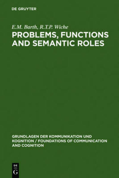 Cover for Barth · Problems, Functions and Semantic (Book) (1986)