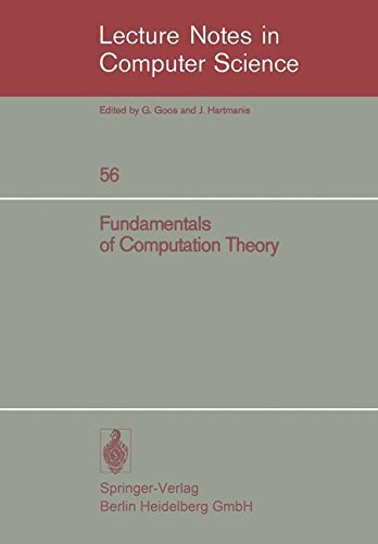 Cover for Marek Karpinski · Fundamentals of Computation Theory (Bog) [1977 Ed. edition] (1977)