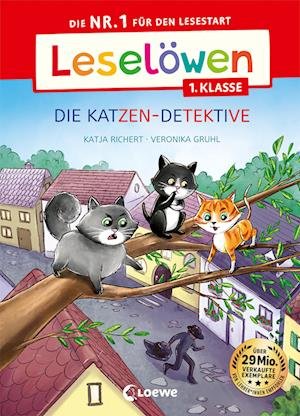 Cover for Katja Richert · Leselöwen 1. Klasse - Die Katzen-Detektive (Großbuchstabenausgabe) (Book) (2023)